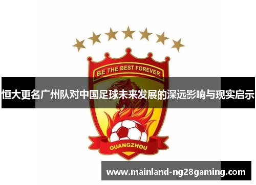 恒大更名广州队对中国足球未来发展的深远影响与现实启示