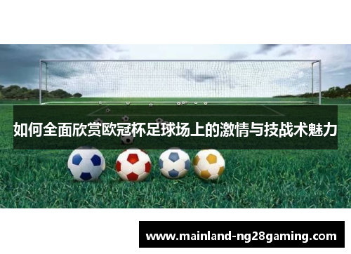 如何全面欣赏欧冠杯足球场上的激情与技战术魅力